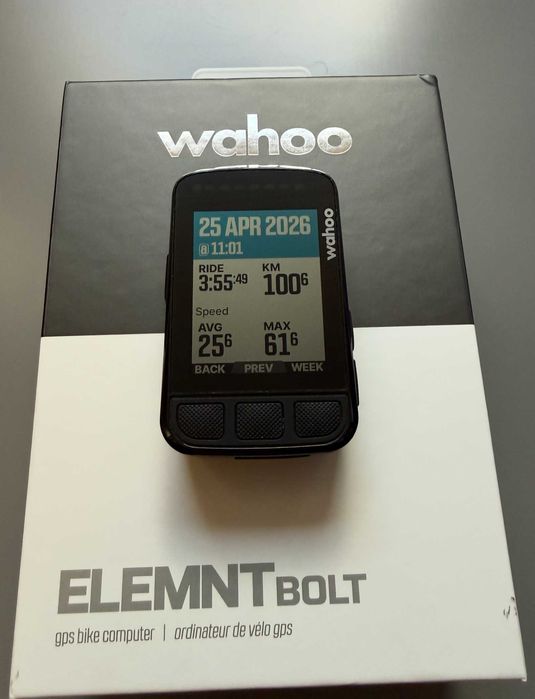 Wahoo ELEMNT BOLT 2.0 GPS Велокомпютър