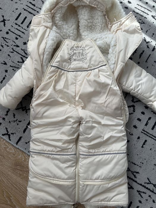 Комбинезон и конверт 2в1. КД. Почти новый. Овчина.