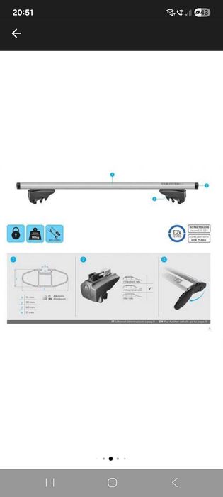 Bare transversale opel astra j