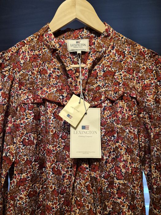 Bluză Lexington Florală - Nouă cu Etichetă (Bumbac & Viscoză)