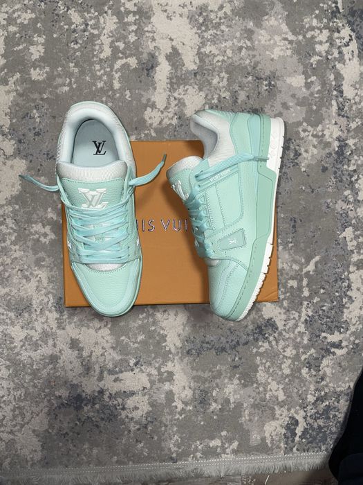 Louis Vuitton Trainer Green Mint White