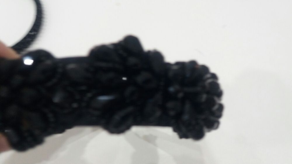 Пояс и ободок черного цвета