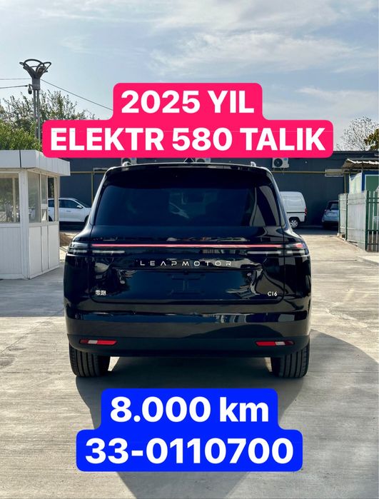 Lepmotor c16 elektr 580 talik. 2025 yil. 8.000 km. Toza. Bir qo’l.