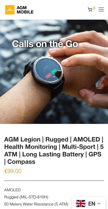 SmartWatch AGM Legion Amoled si Realme Watch S2. GPS, Apeluri, Sport