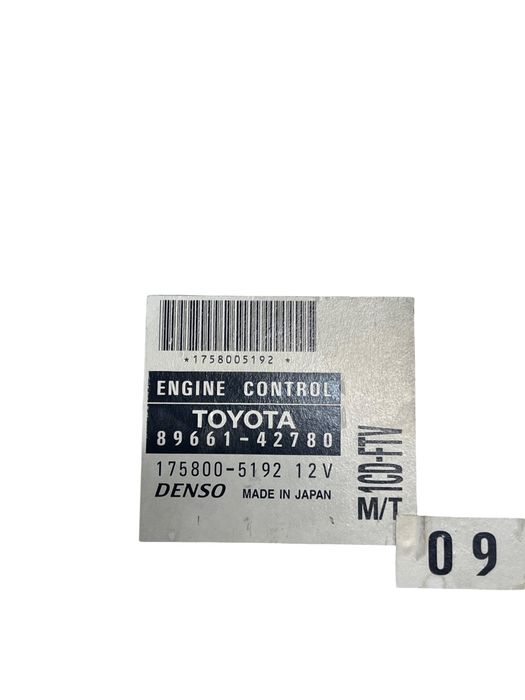 Kit Pornire Toyota Rav 4 Ii _A2_ 2000 - 2005 2.0 D 4Wd 1Cd-Ftv 85Kw/116Hp 175800-5192 89661-42780