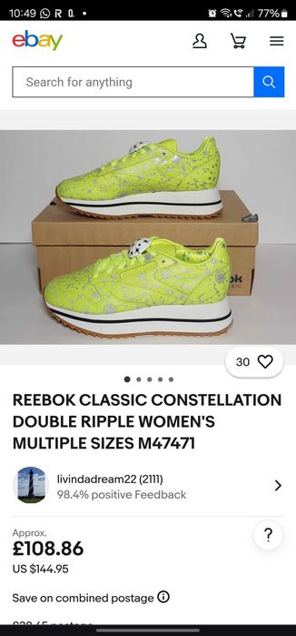 Adidasi Reebok deosebiti 40