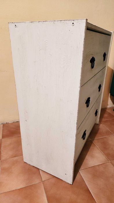 Дървен скрин Ikea Rast винтидж стил