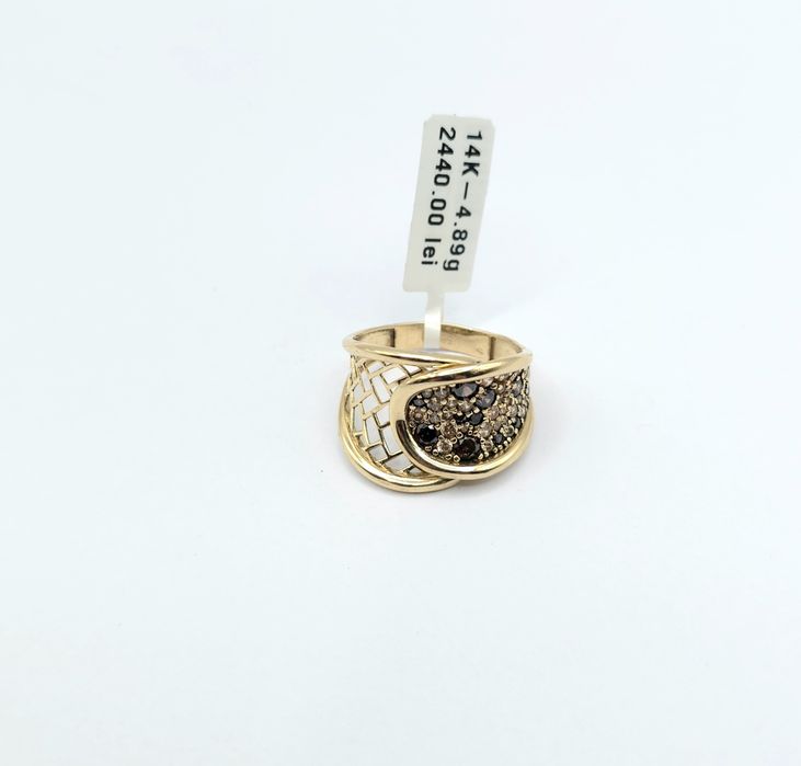 Bijuteria Royal inel din aur 14k 4.89 gr