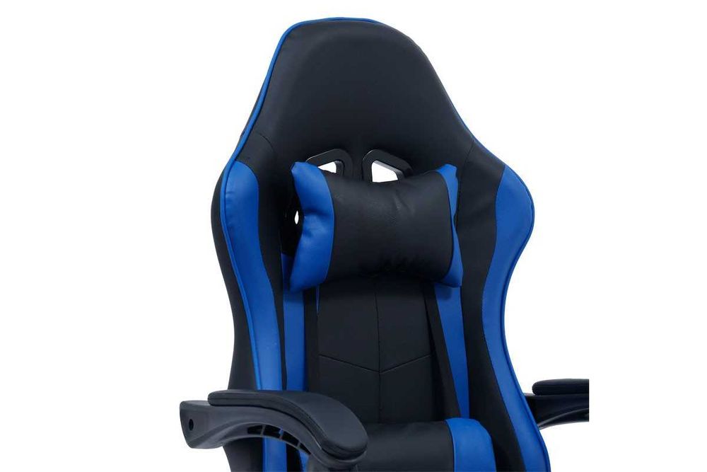 Геймърски Офис стол Puzzle-home William, Изкуствена кожа, 60х59х108см.