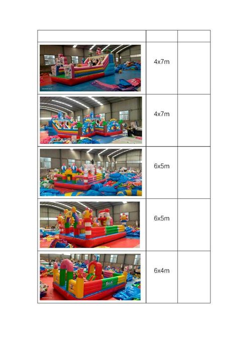 Надувные батуты  различных форм