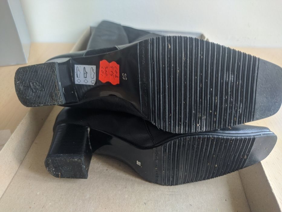 Cizme negre din piele naturala masura 36