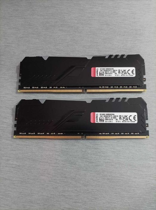 Kingston FURY Beast Black RGB 64GB (2x32GB) 3600MHz DDR4 CL18