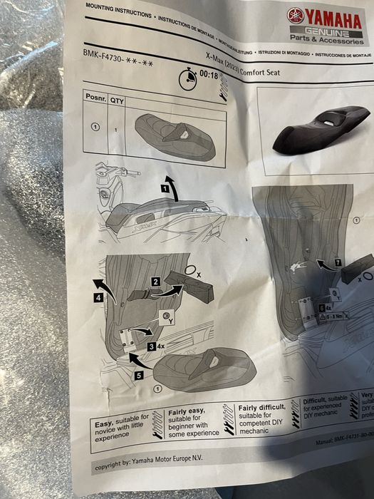 Sa Yamaha xmax 300 / 125