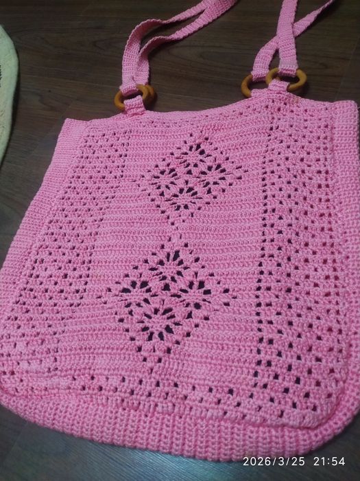 Сумка вязанная ручная работа