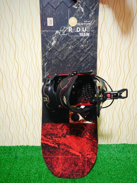 Placa snowboard Burton Radius wide 155 + legaturi Flow L