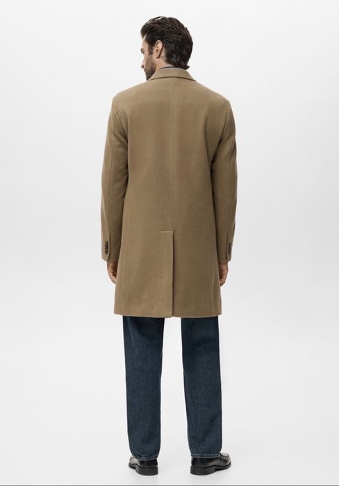 Бежевое пальто L - MangoMan