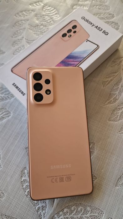 Samsung A53, розовый