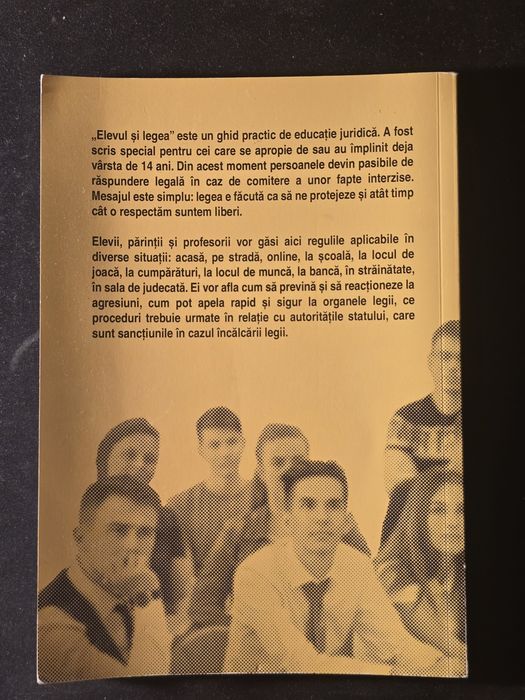 Elevul si legea, carte