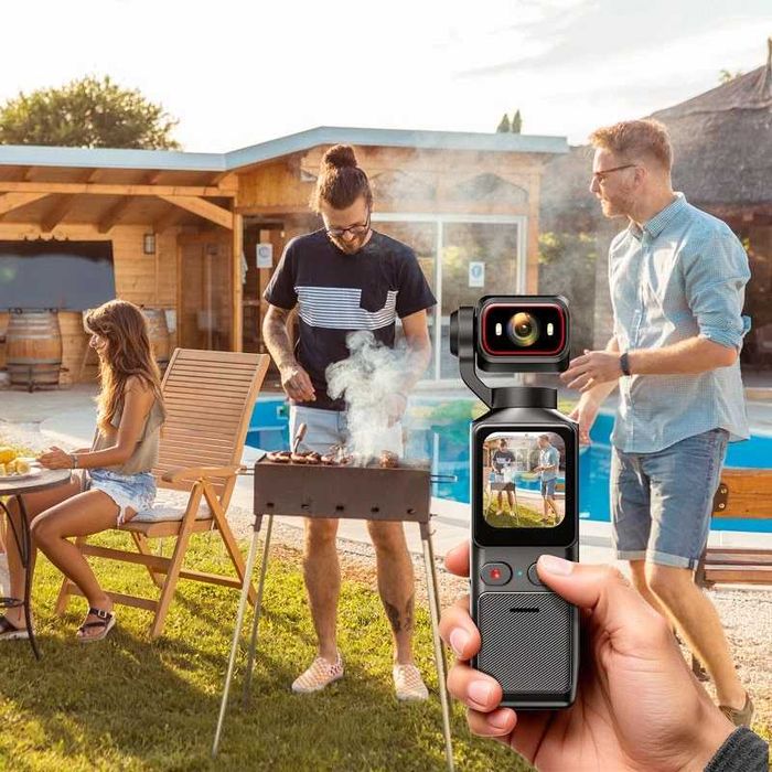 4K WIFI Екшън камера Thumb Sport DV Преносим жироскоп Стабилизация на изображението L19