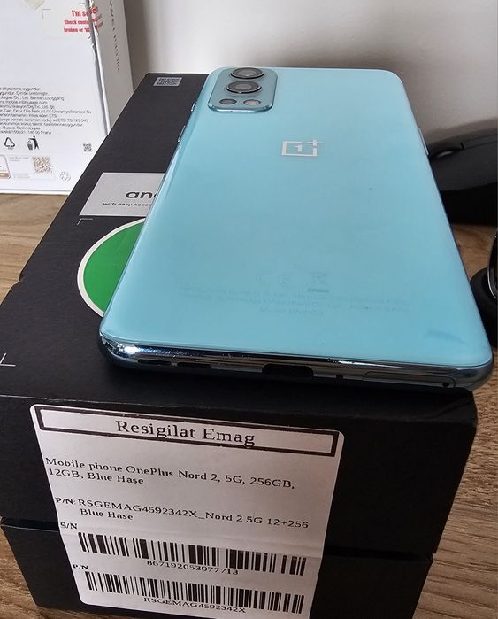 OnePlus Nord 2 5G – 256GB Stocare / 12GB RAM – Blue Haze