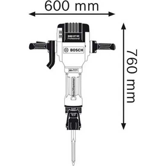 Отбойный молоток BOSCH GSH 27 VC