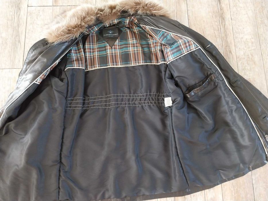 Geaca piele Gianmarco Castelli