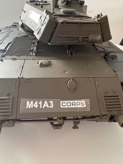 Tanc militar telecomandat replică model american M41A3