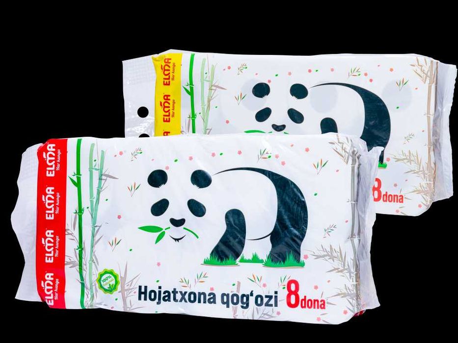 Туалетная бумага HoReCa Panda Asian pack 8 шт