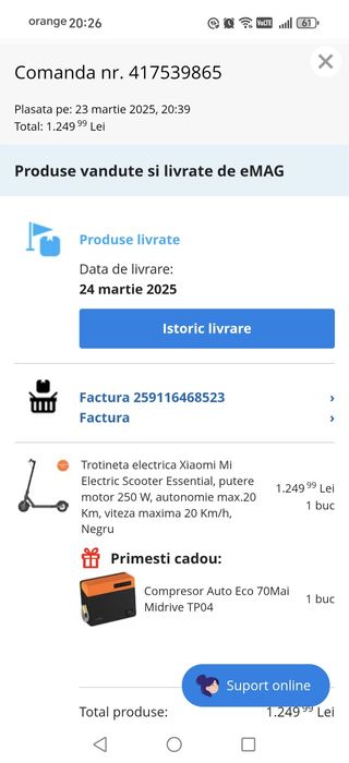 Trotineta electrica 20 km