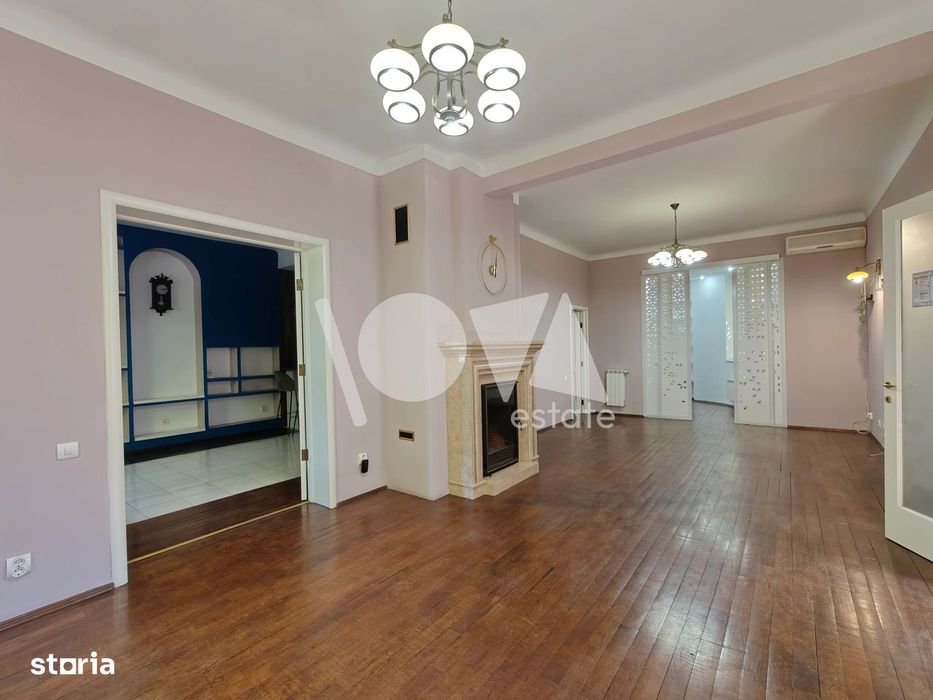 De închiriat: vilă interbelică - stradal - Berzei-190 mp utili - Curte