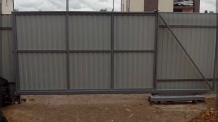 Ворота откатные +автоматика