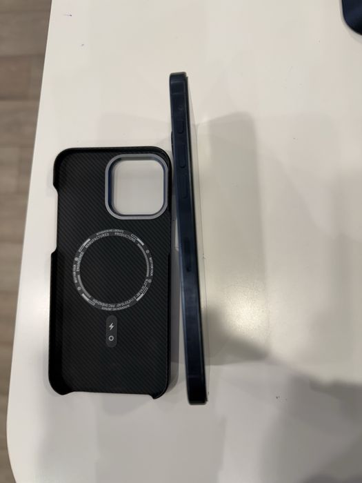 Iphone 15 pro MAX 256GB/ blue + подарък слушалки Airpods 2 series