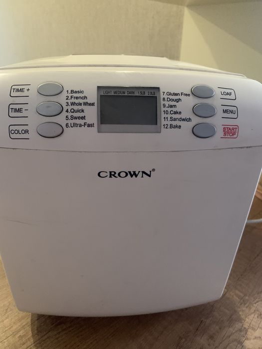 Хлебопекарна на Crown CBM-6132
