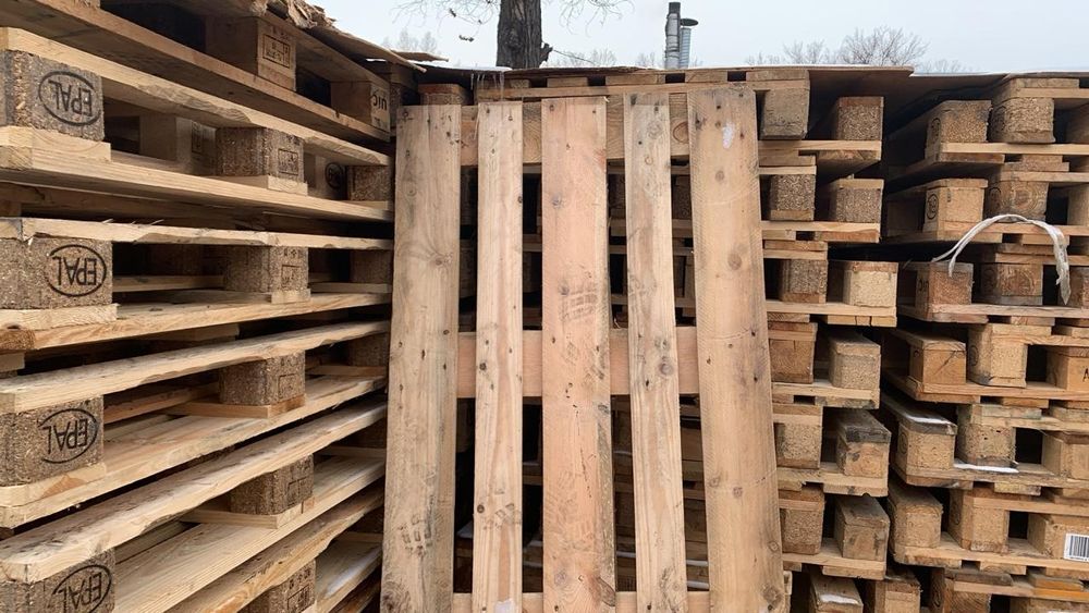 Приём поддонов и паллет