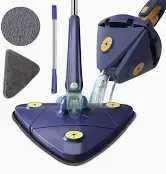Mop cu cap triunghiular + 2 lavete