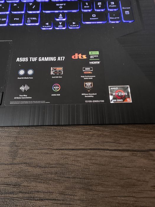 Laptop ASUS TUF Gaming A17 FA706NF 17.3 inch Windows 11 Pro