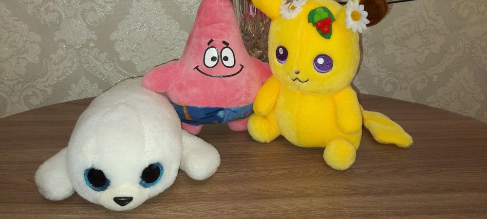 Продаются мягкие игрушки.