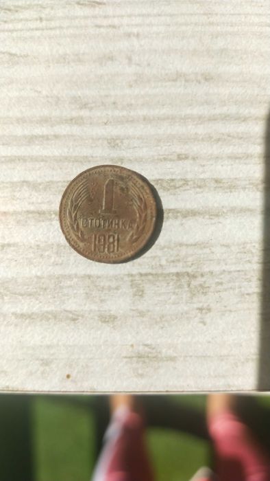 Монета от 1 стотинка от 1981 г