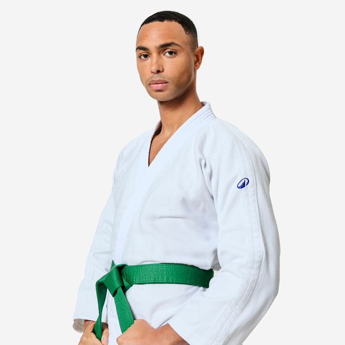 Kimono de judo ușor și rezistent Alb - produs resigilat Decathlon
