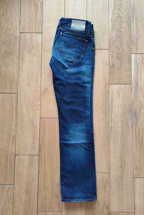 Дамски дънки G-Star 3301 Lynn Bootcut, ЧИСТО НОВИ, тъмно изпрани
