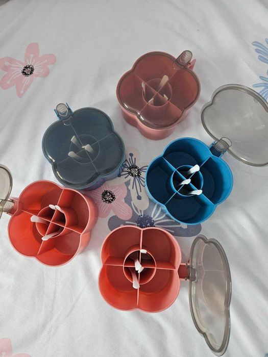 4в1 Кутии за Подправки с Лъжички | 5бр.