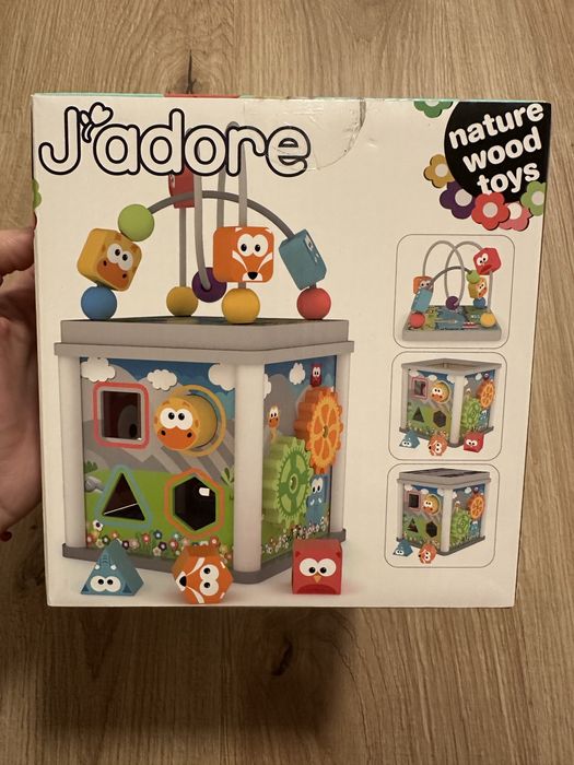 Дървен сортер/ Дидактически куб