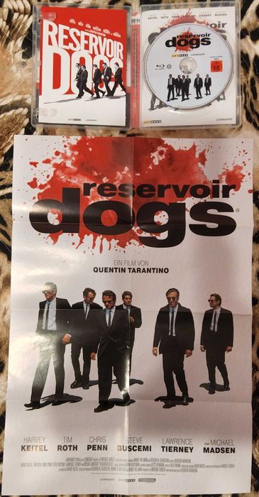 Reservoir Dogs - Blu-ray– Editie de colectie RARĂ cu POSTER ORIGINAL