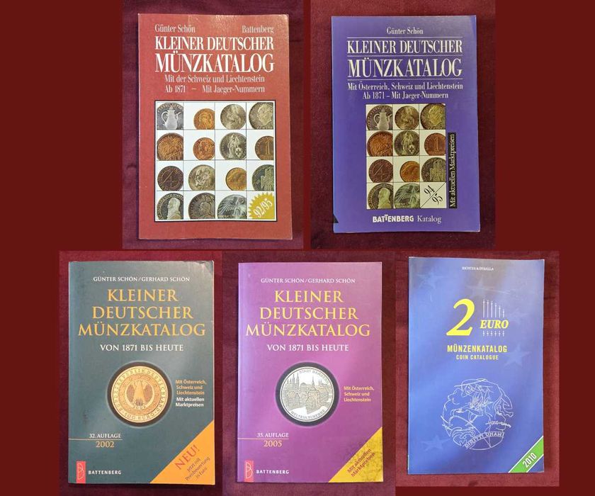 Каталози - европейски монети [5 книги]