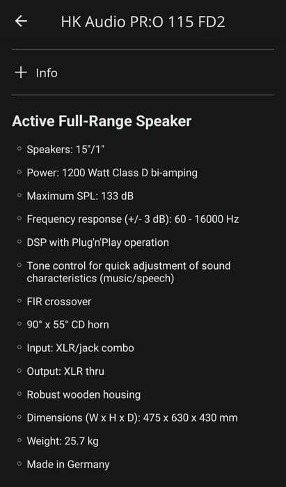 Boxe active HK PR:O 115FD2