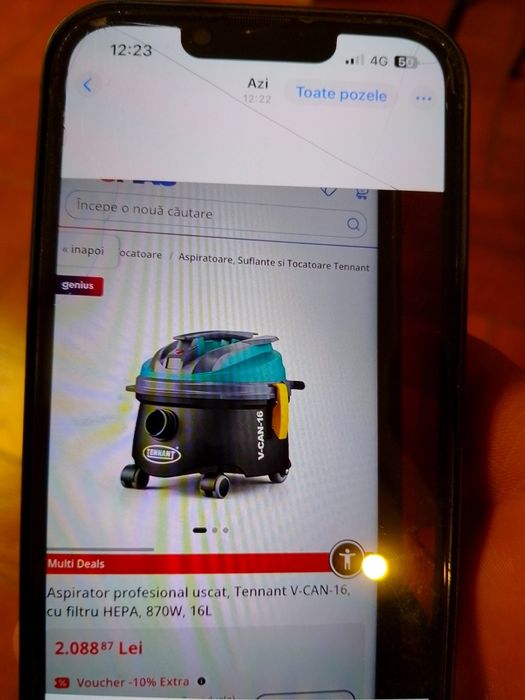 Aspirator Tennant vcan 16 profesional