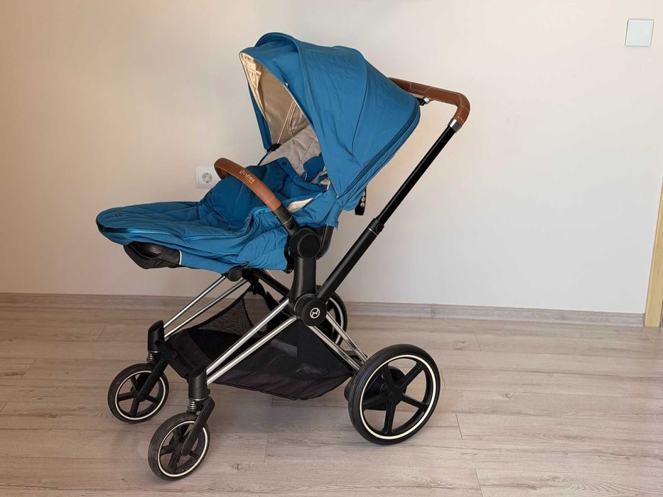 Електрическа бебешка количка Cybex E-priam комплект