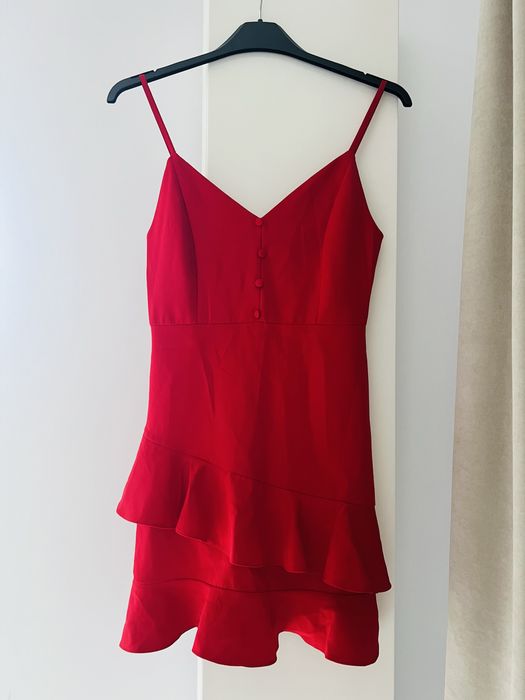 Rochie rosie de vara