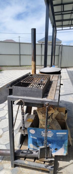Мангальная зона, ручной работы