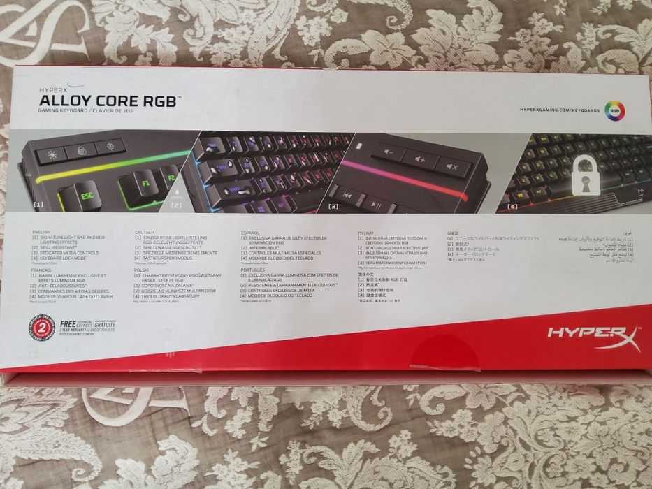Мембранная клавиатура HyperX Alloy Core RGB